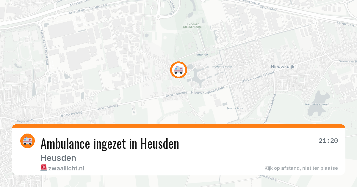 Ambulance ingezet in Heusden — 5 mei 2026