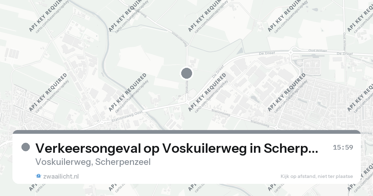 Verkeersongeval op Voskuilerweg in Scherpenzeel — 26 aug 2026