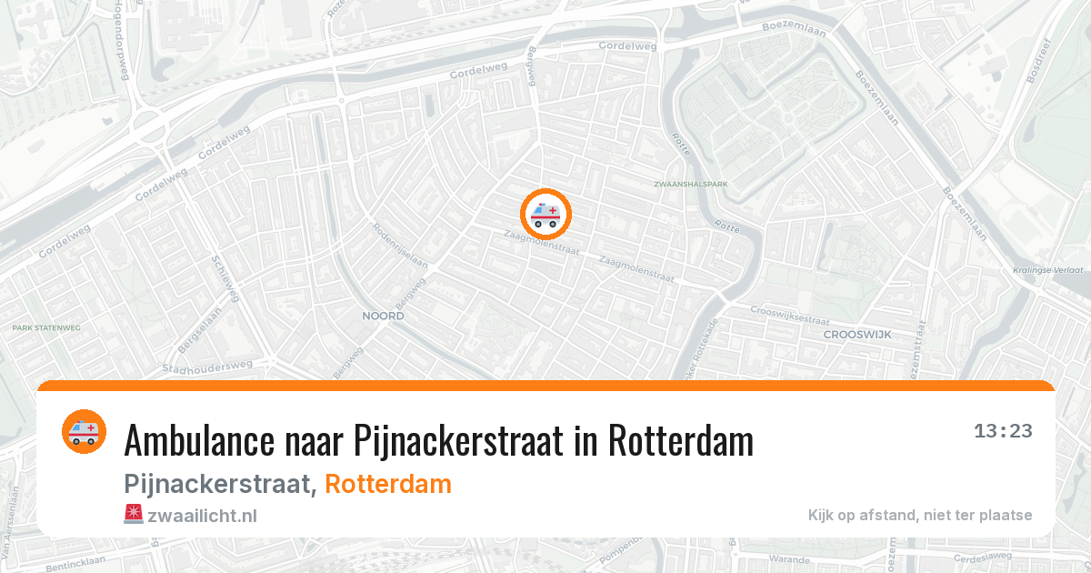 Ambulance naar Pijnackerstraat in Rotterdam — 3 jul 2026