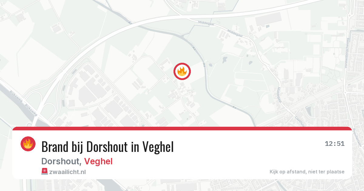 Brand bij Dorshout in Veghel — 20 jun 2026