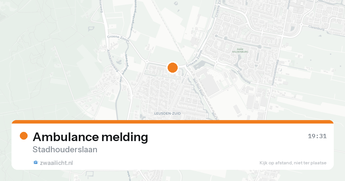 Ambulance melding — 7 feb 2026