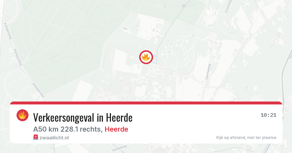 Verkeersongeval in Heerde — 18 jun 2026