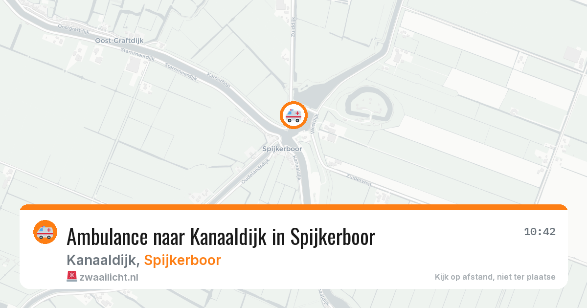 Ambulance naar Kanaaldijk in Spijkerboor — 19 feb 2026