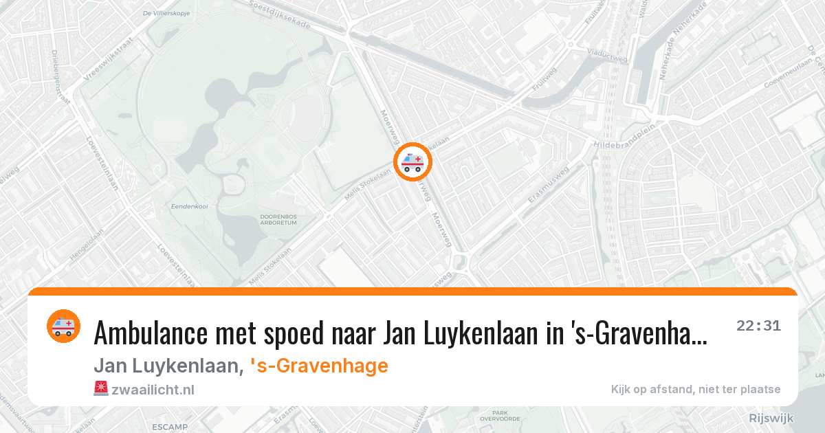 Ambulance met spoed naar Jan Luykenlaan in 's-Gravenhage — 15 feb 2026