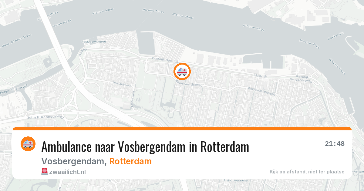 Ambulance naar Vosbergendam in Rotterdam — 4 mrt 2026
