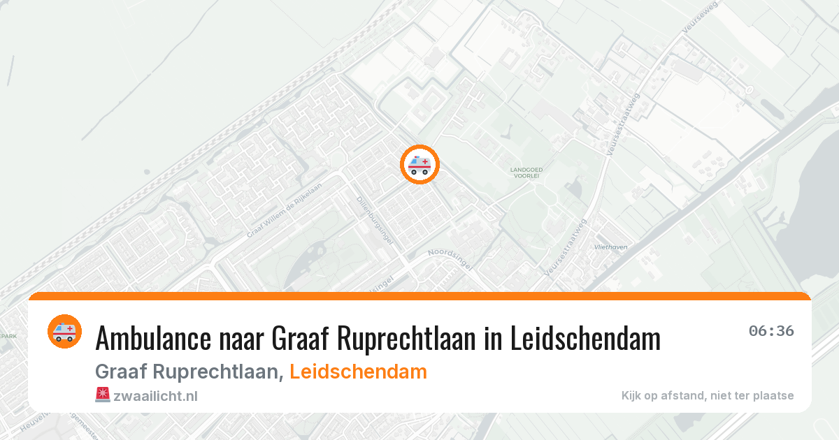 Ambulance naar Graaf Ruprechtlaan in Leidschendam — 10 mrt 2026