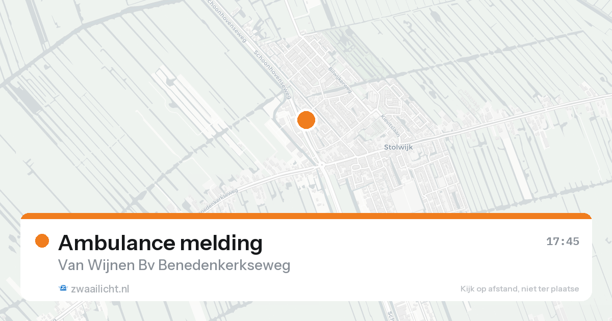 Ambulance melding — 30 jan 2026