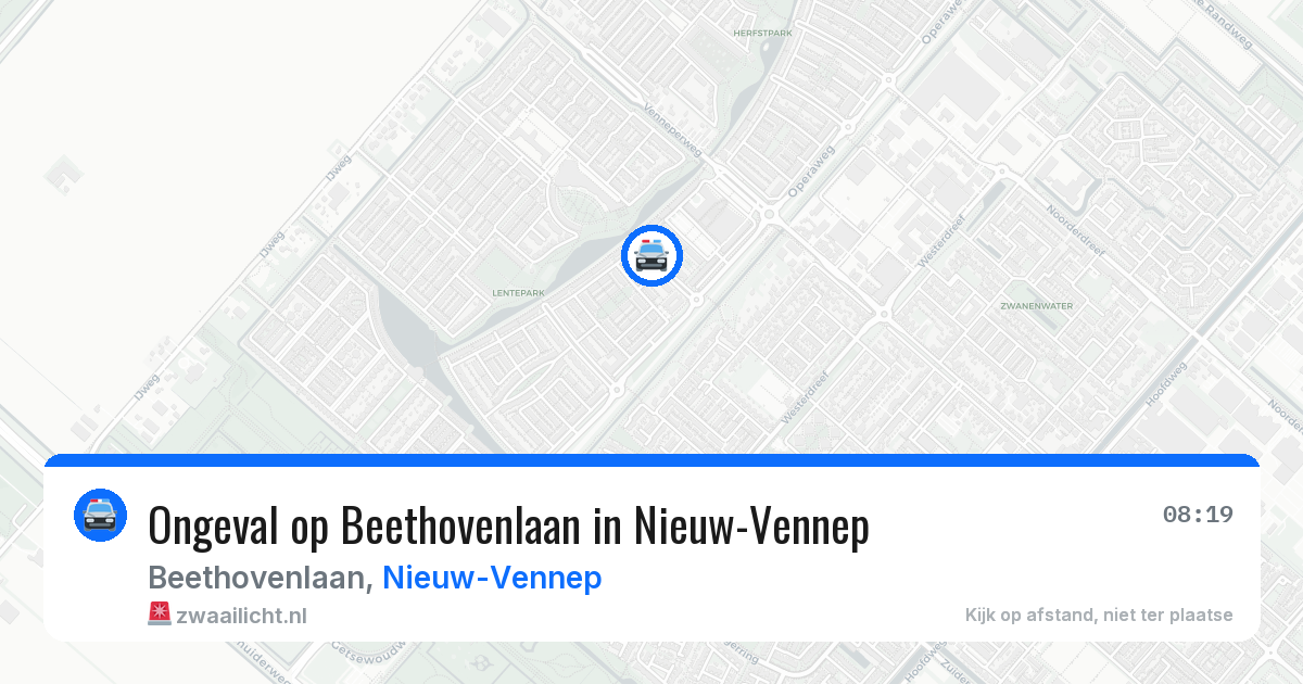 Ongeval op Beethovenlaan in Nieuw-Vennep — 5 jun 2026