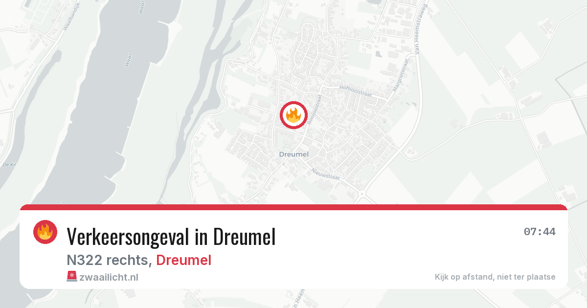 Verkeersongeval in Dreumel — 24 mrt 2026