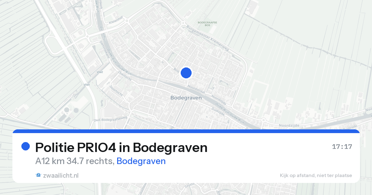 Politie PRIO4 in Bodegraven — 10 mei 2026 | 🚨 Zwaailicht.nl