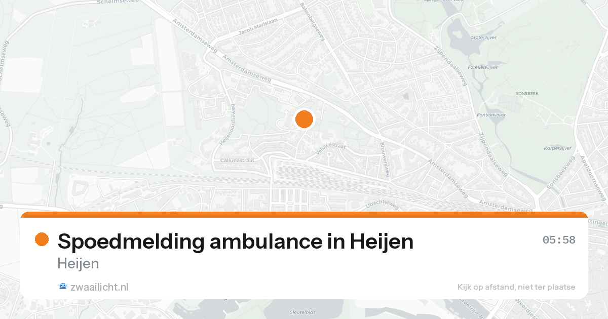 Spoedmelding ambulance in Heijen — 31 jan 2026
