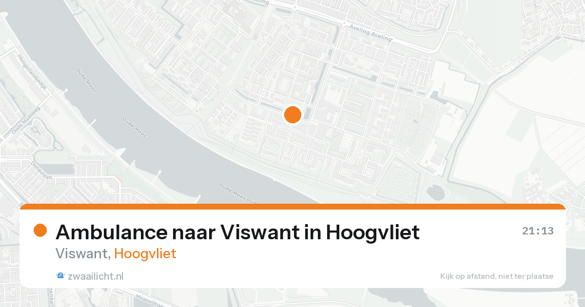 Ambulance naar Viswant in Hoogvliet — 22 aug 2026
