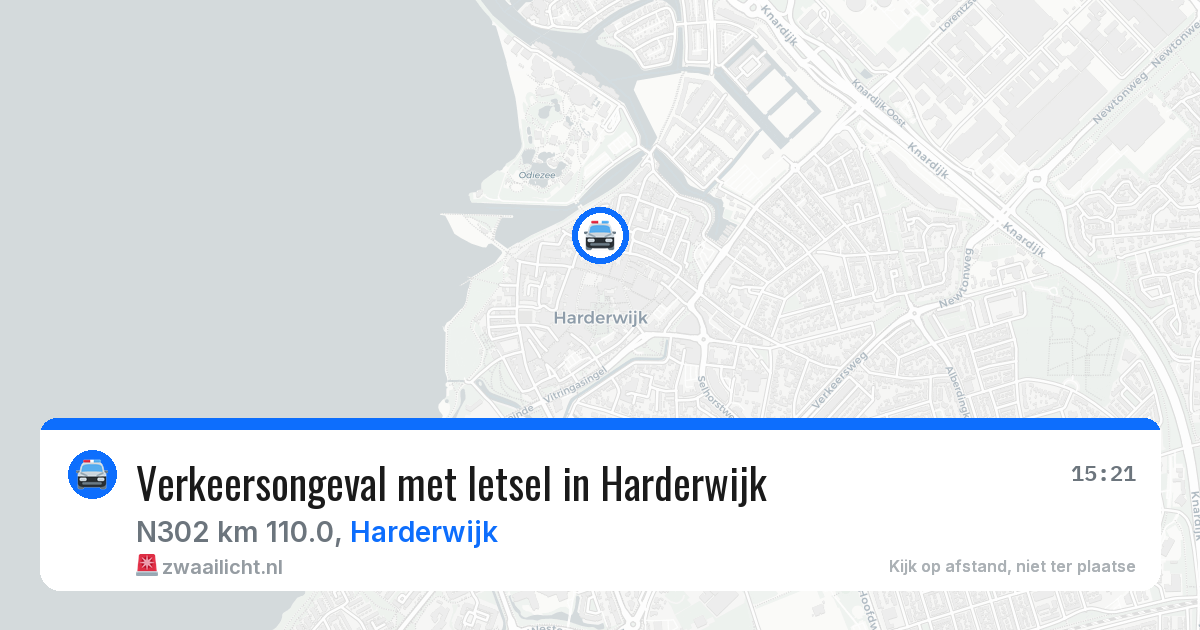 Verkeersongeval met letsel in Harderwijk — 29 apr 2026