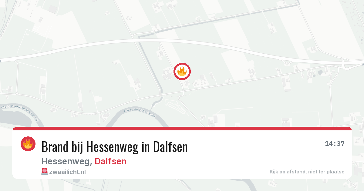 Brand bij Hessenweg in Dalfsen — 27 mei 2026