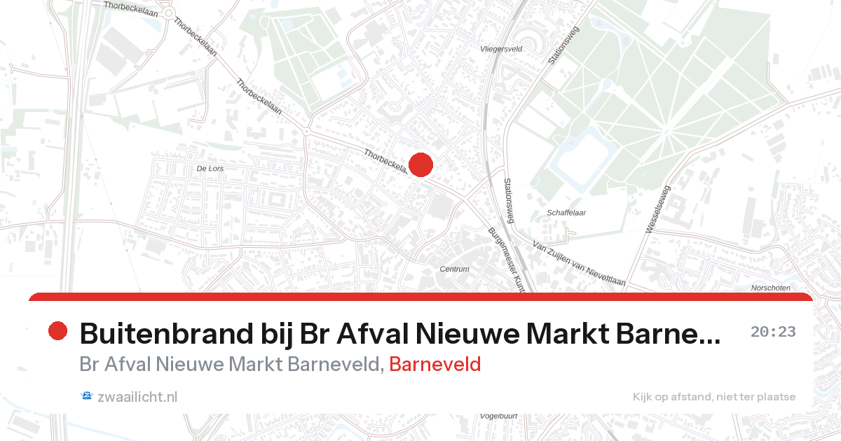 Buitenbrand bij Br Afval Nieuwe Markt Barneveld in Barneveld — 6 mei 2026