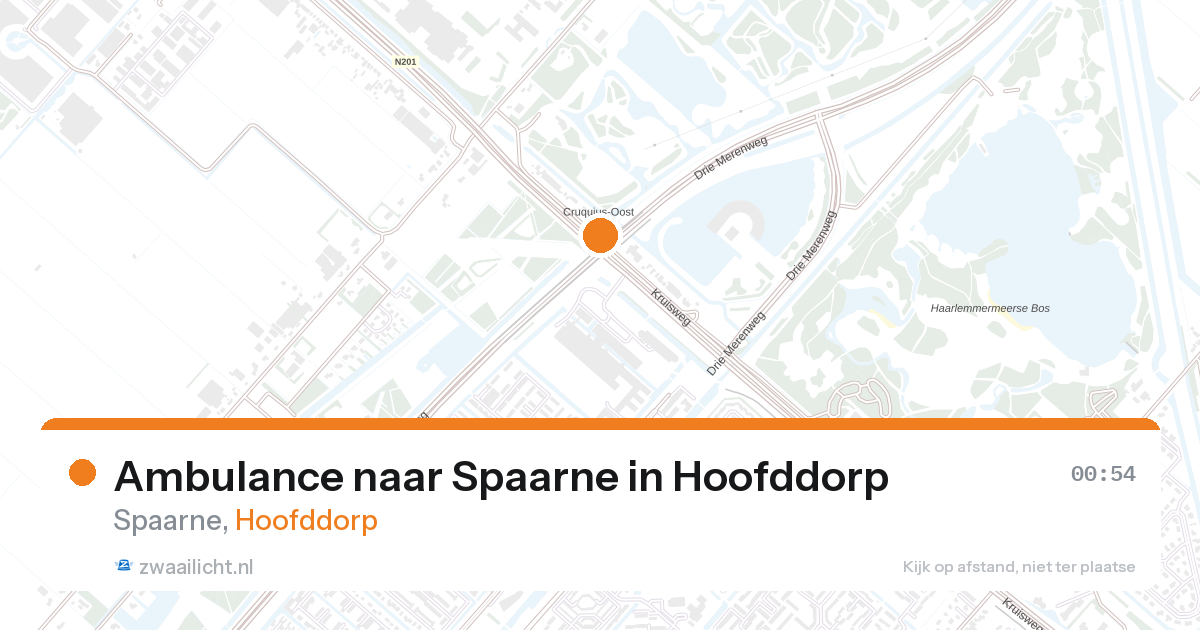 Ambulance naar Spaarne in Hoofddorp — 31 jan 2026