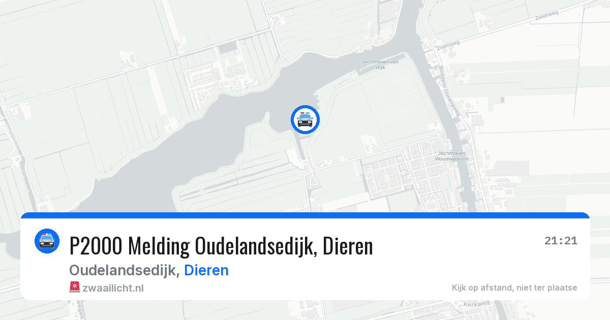 P2000 Melding Oudelandsedijk, Dieren — 30 jun 2026
