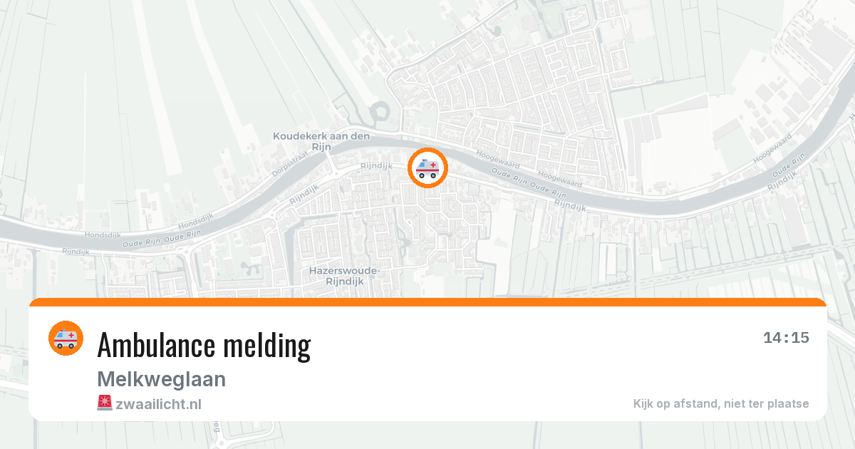 Ambulance melding — 9 feb 2026
