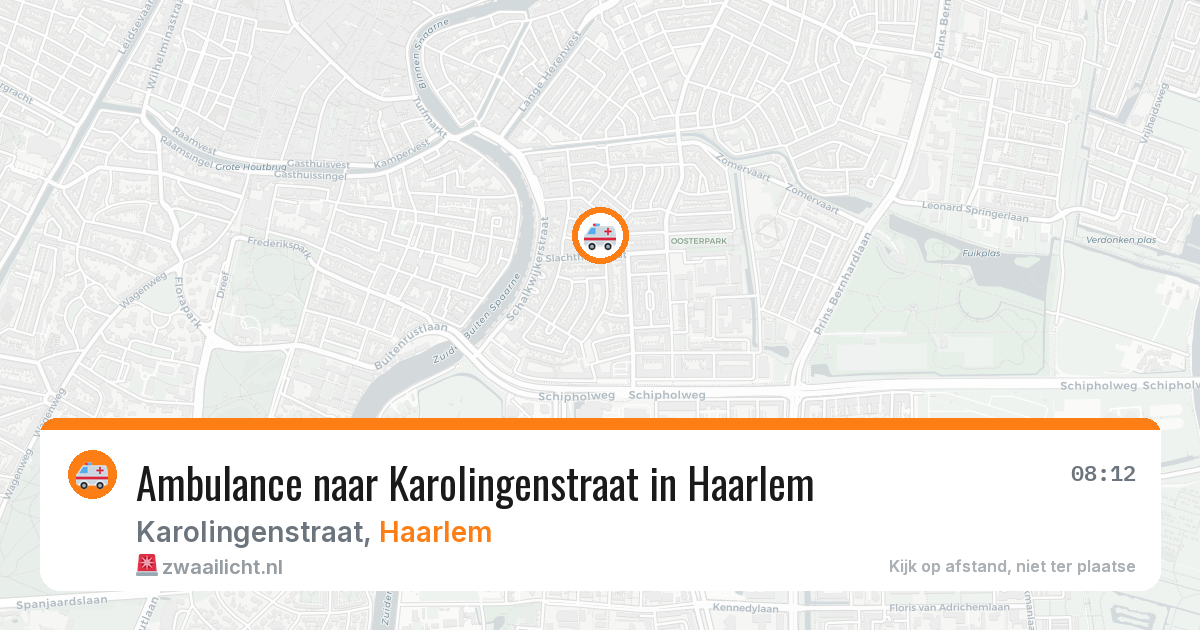 Ambulance naar Karolingenstraat in Haarlem — 24 jun 2026