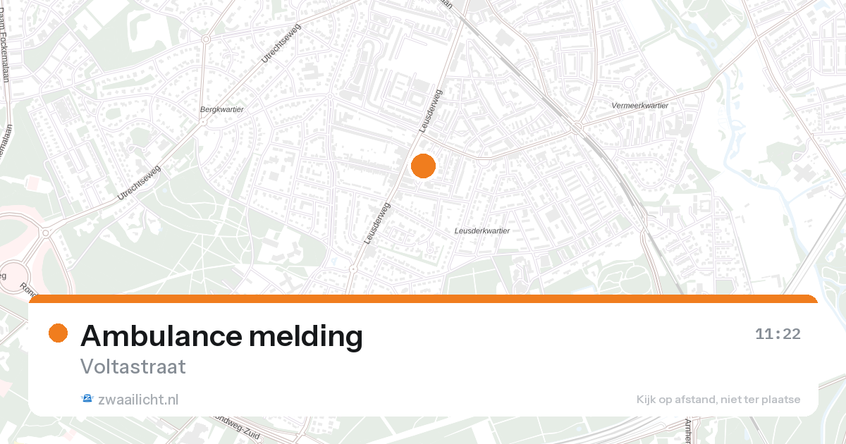 Ambulance melding — 7 mei 2026