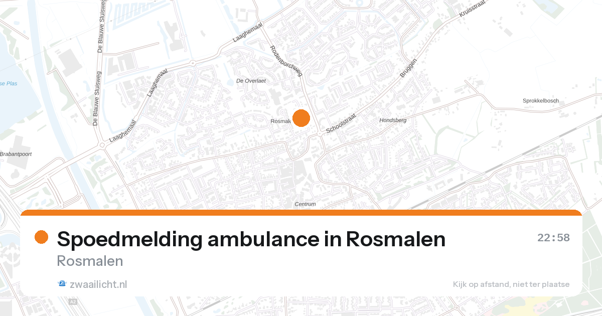 Spoedmelding ambulance in Rosmalen — 31 jan 2026