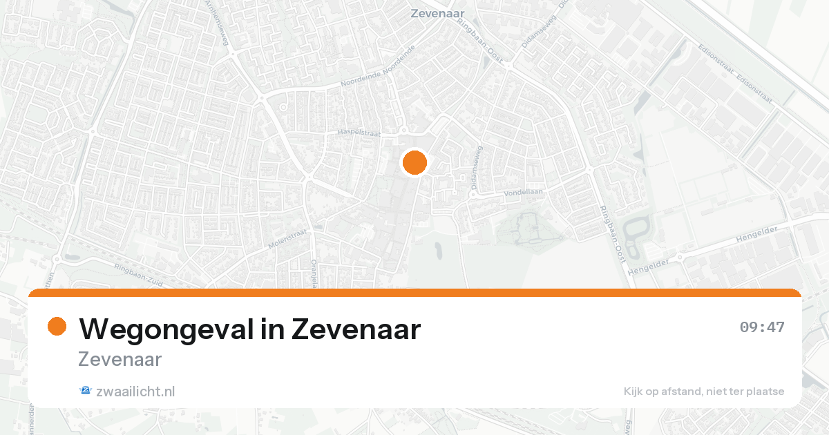 Wegongeval in Zevenaar — 8 feb 2026