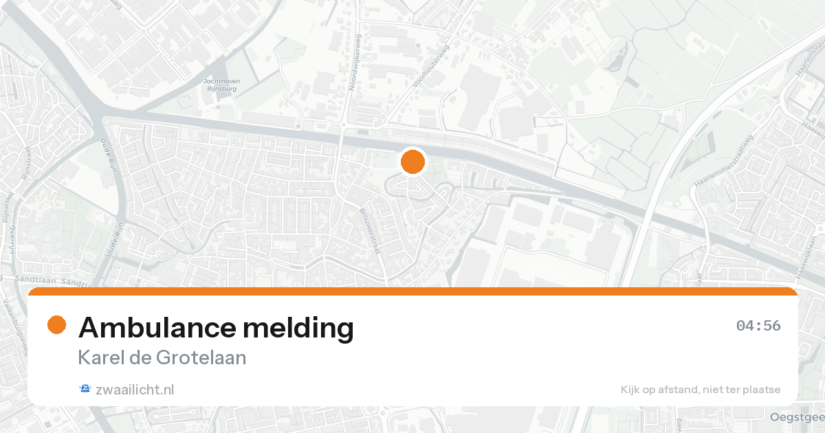 Ambulance melding — 2 aug 2026