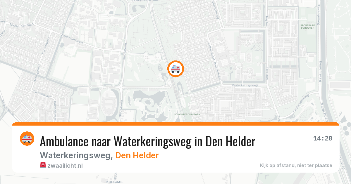 Ambulance naar Waterkeringsweg in Den Helder — 7 apr 2026
