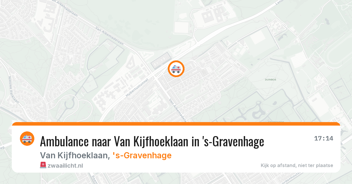 Ambulance naar Van Kijfhoeklaan in 's-Gravenhage — 19 jun 2026
