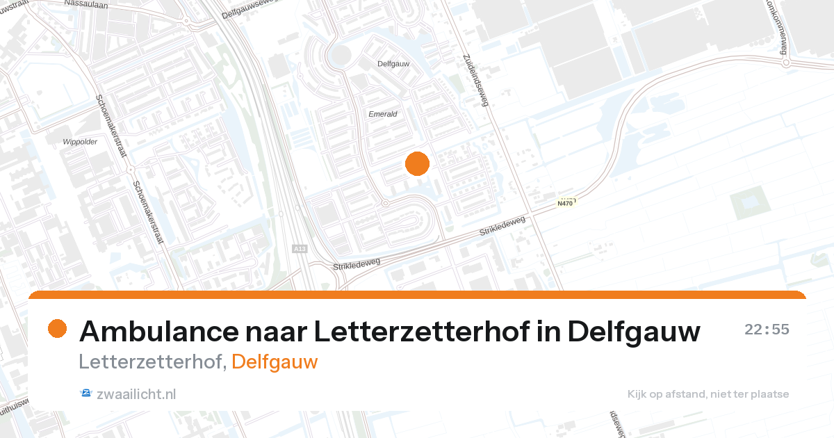 Ambulance naar Letterzetterhof in Delfgauw — 18 feb 2026