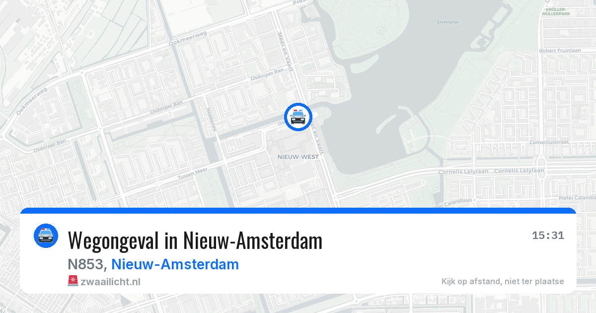 Wegongeval in Nieuw-Amsterdam — 5 jun 2026