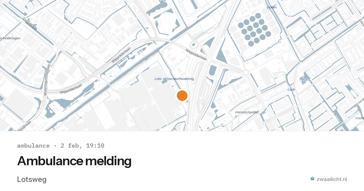 Ambulance melding — 2 feb 2026