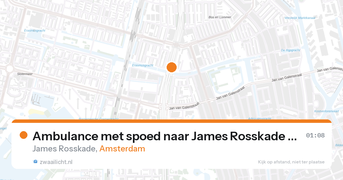 Ambulance met spoed naar James Rosskade in Amsterdam — 7 feb 2026