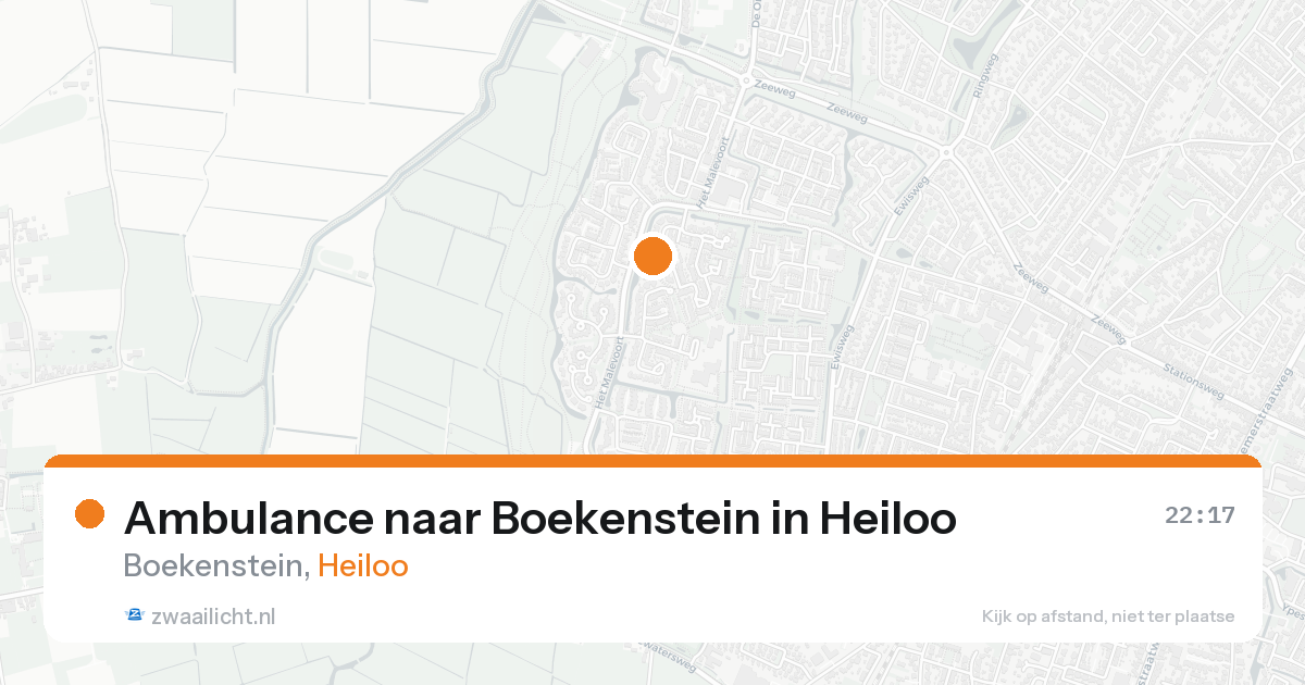 Ambulance naar Boekenstein in Heiloo — 19 aug 2026