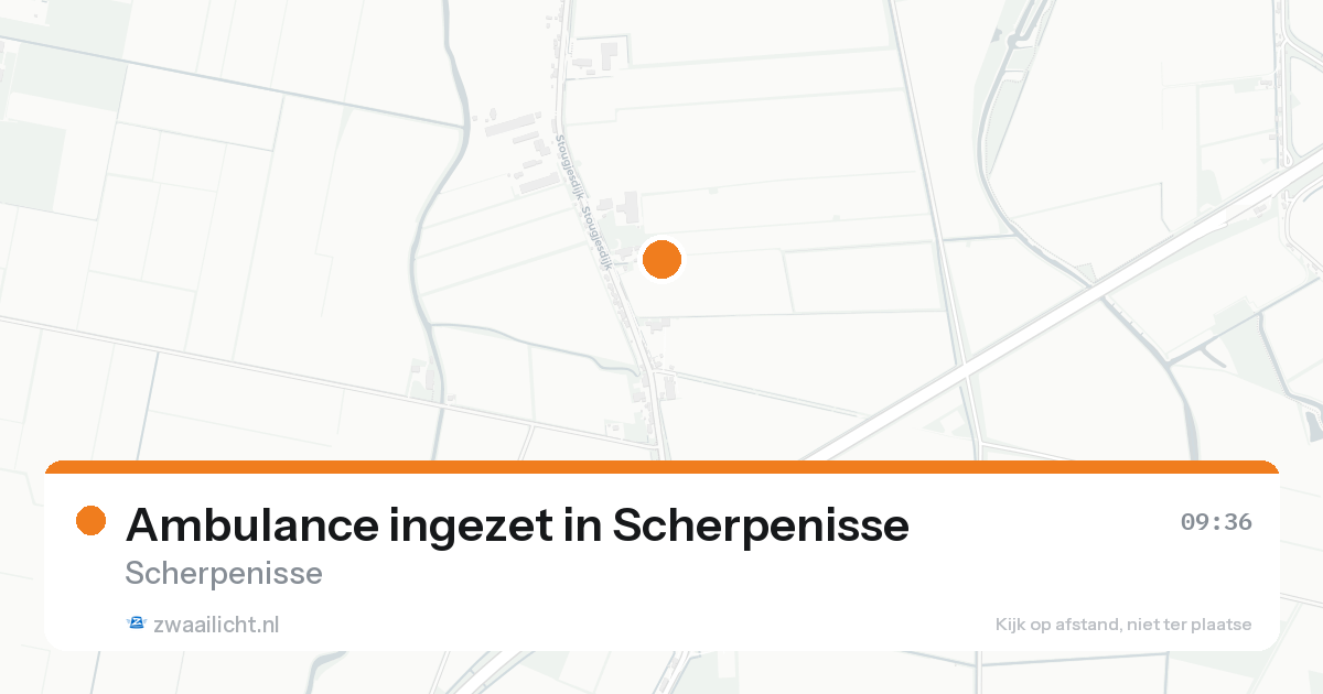 Ambulance ingezet in Scherpenisse — 31 jan 2026
