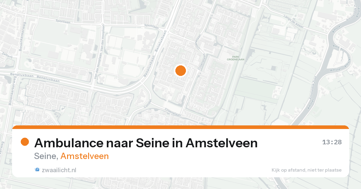 Ambulance naar Seine in Amstelveen — 31 jan 2026