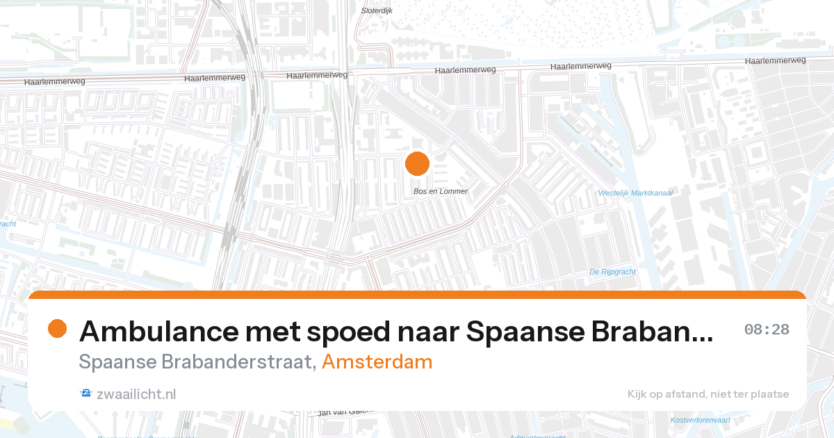Ambulance met spoed naar Spaanse Brabanderstraat in Amsterdam — 7 feb 2026