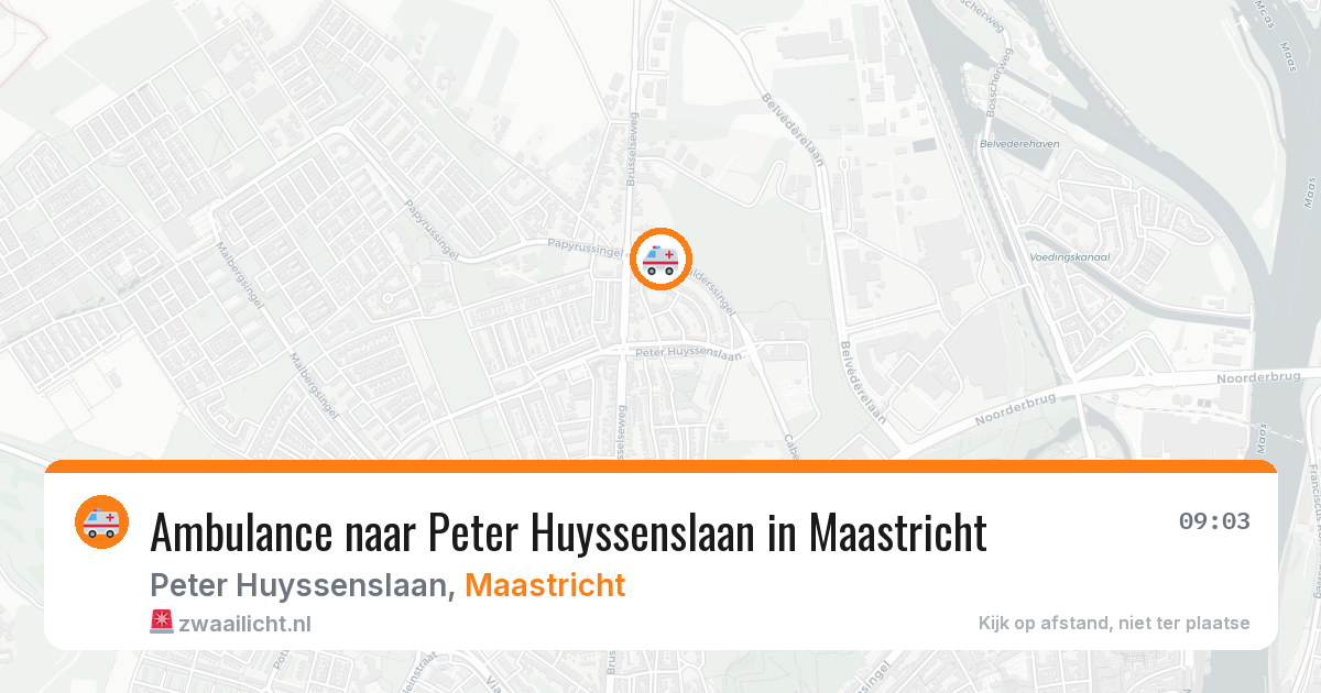 Ambulance naar Peter Huyssenslaan in Maastricht — 30 mei 2026