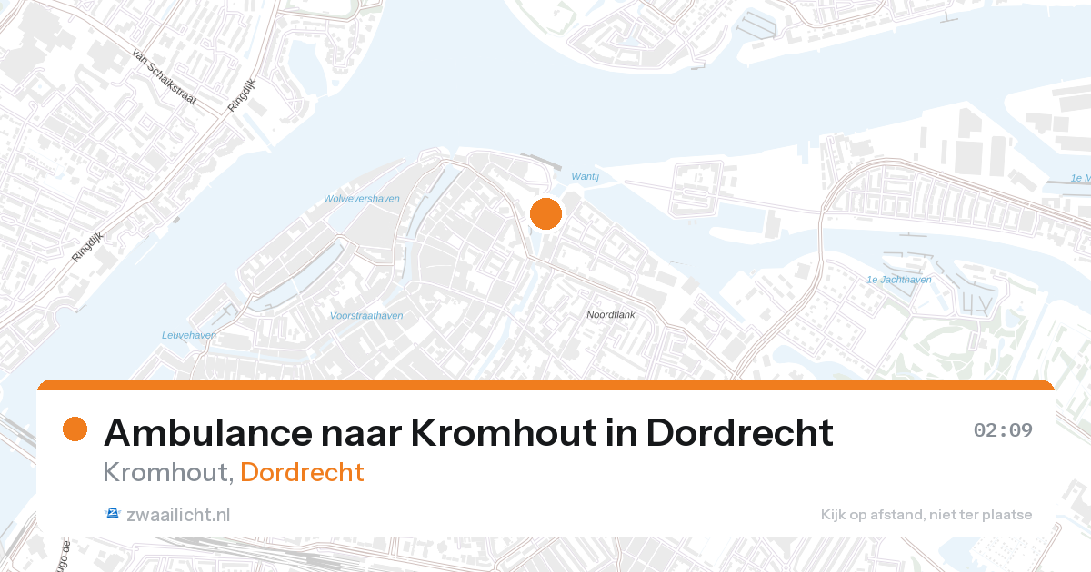 Ambulance naar Kromhout in Dordrecht — 1 feb 2026