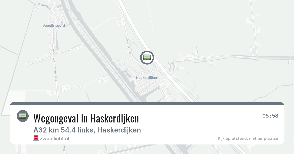 Wegongeval in Haskerdijken — 4 feb 2026