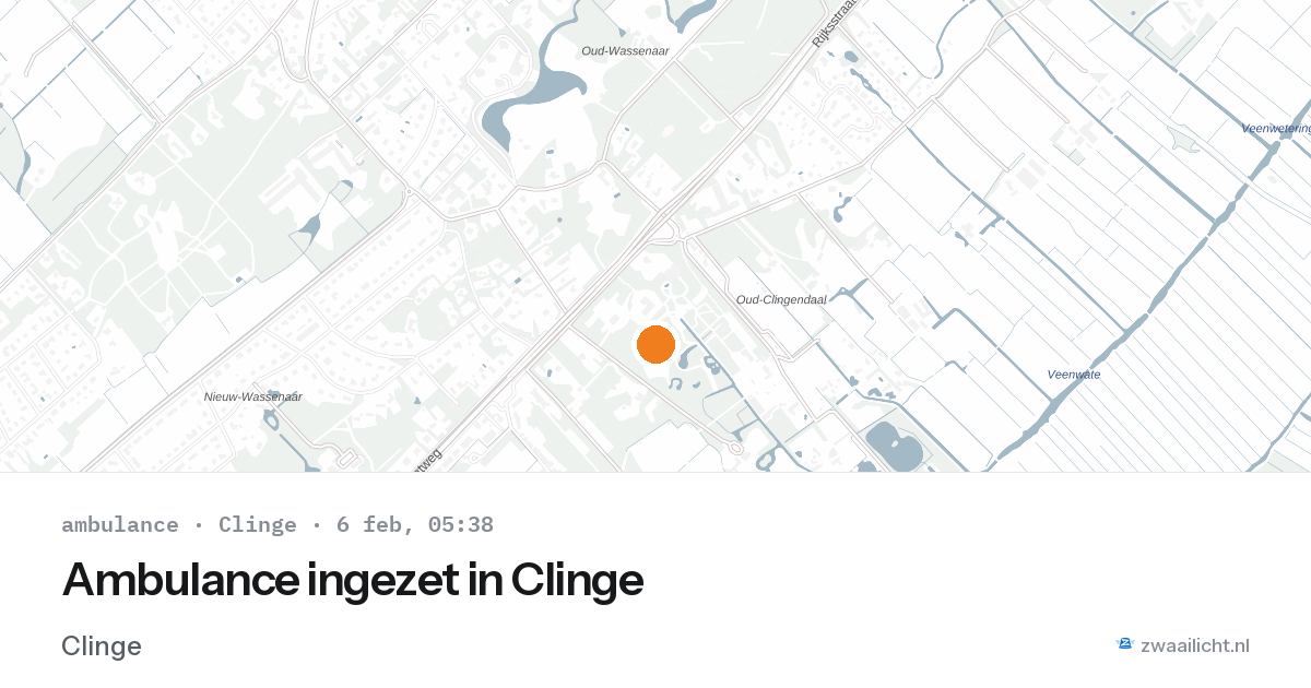 Ambulance ingezet in Clinge — 6 feb 2026