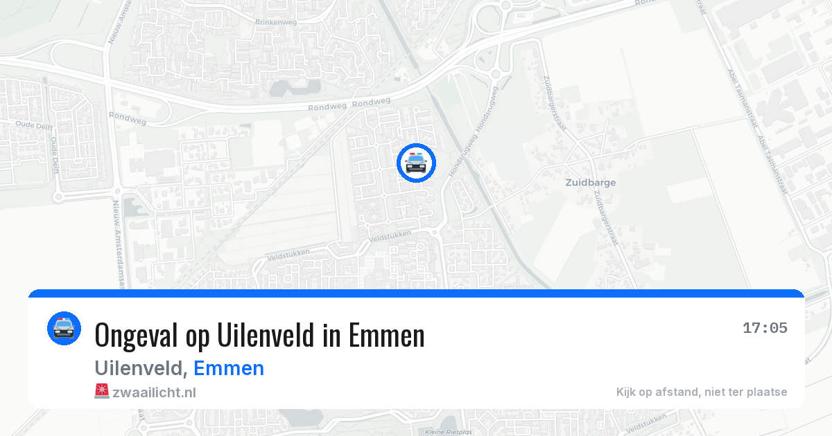 Ongeval op Uilenveld in Emmen — 26 mei 2026