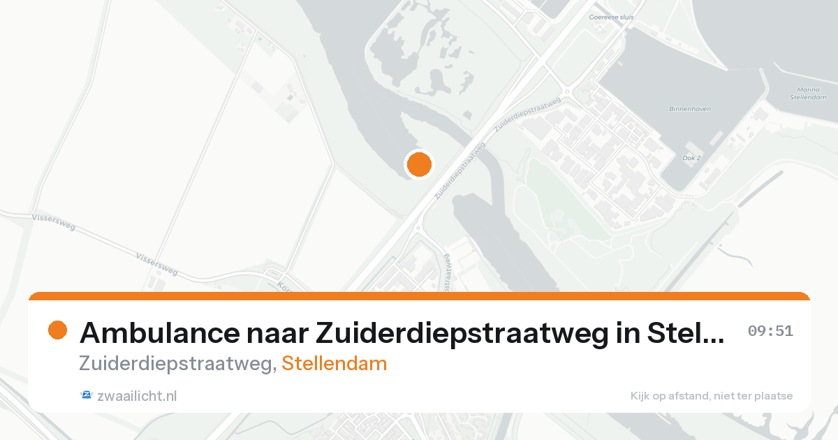 Ambulance naar Zuiderdiepstraatweg in Stellendam — 30 mei 2026