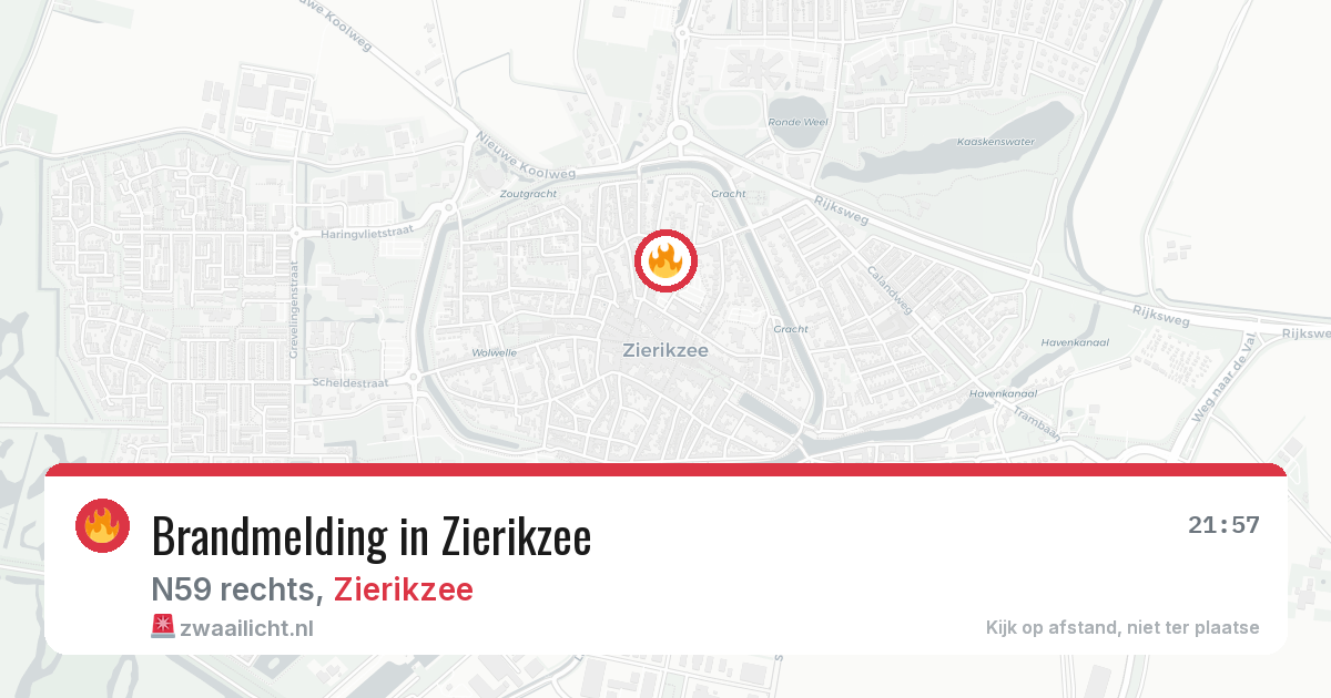 Brandmelding in Zierikzee — 24 jul 2026