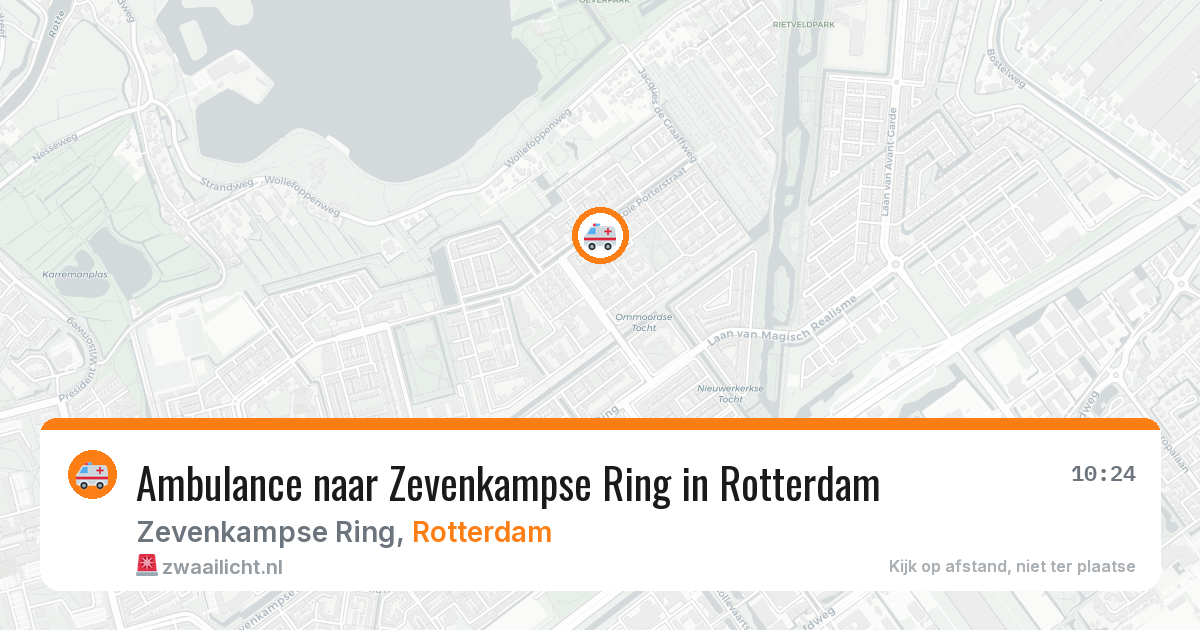 Ambulance naar Zevenkampse Ring in Rotterdam — 29 jan 2026