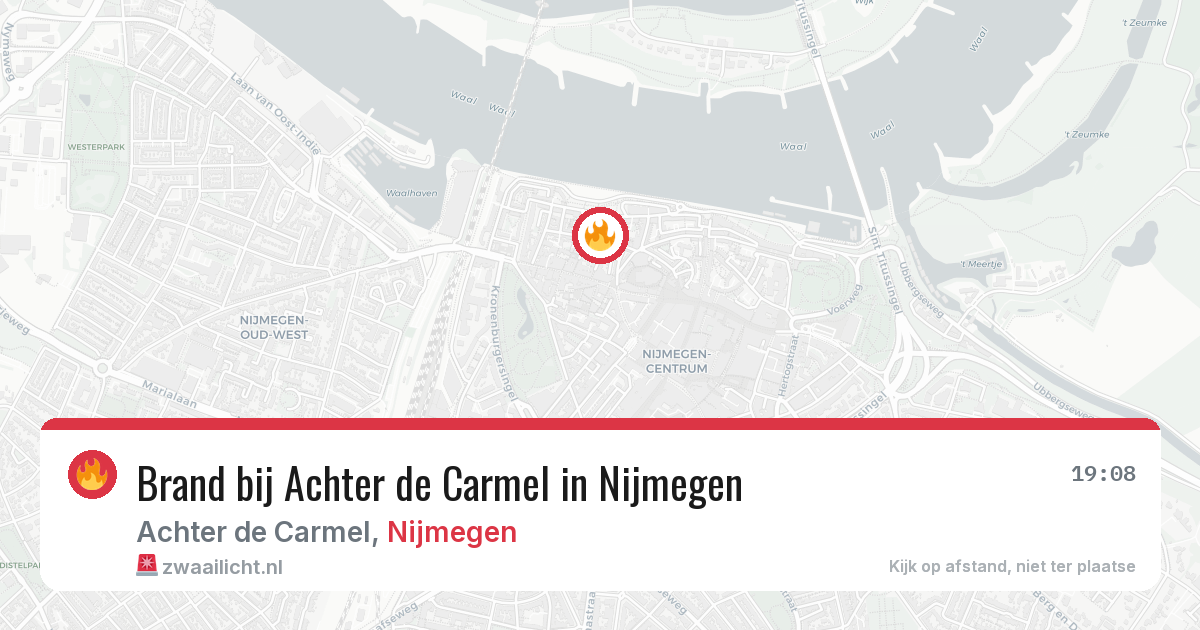 Brand bij Achter de Carmel in Nijmegen — 29 mei 2026
