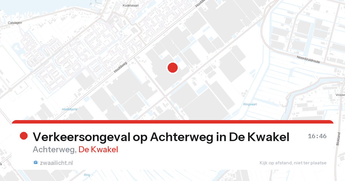 Verkeersongeval op Achterweg in De Kwakel — 27 aug 2026