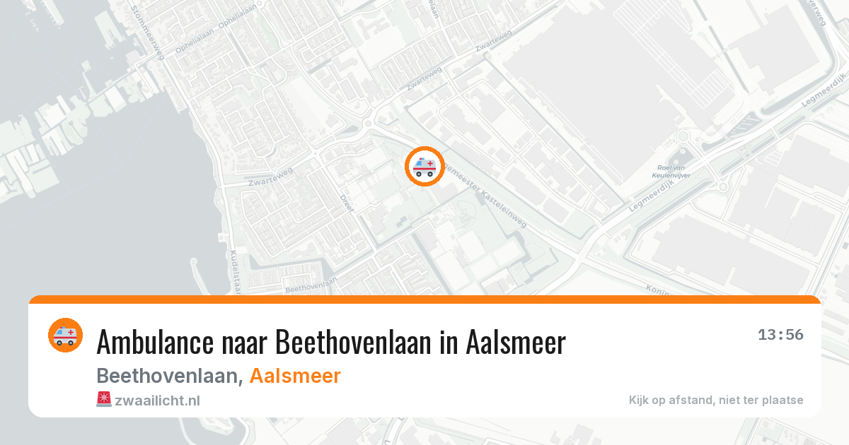 Ambulance naar Beethovenlaan in Aalsmeer — 4 jun 2026
