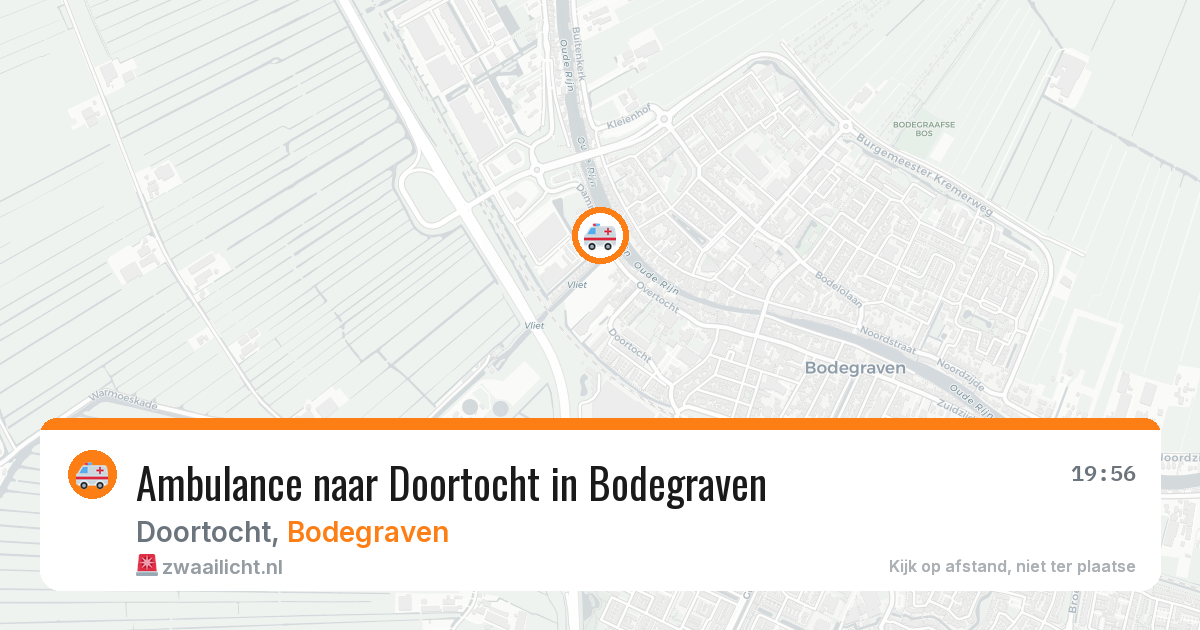 Ambulance naar Doortocht in Bodegraven — 25 jul 2026