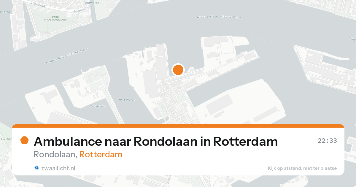 Ambulance naar Rondolaan in Rotterdam — 14 jul 2026